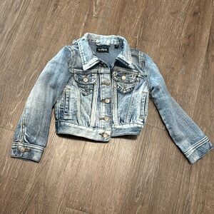Kidpix Distressed Jean Jacket Size XXS (4)